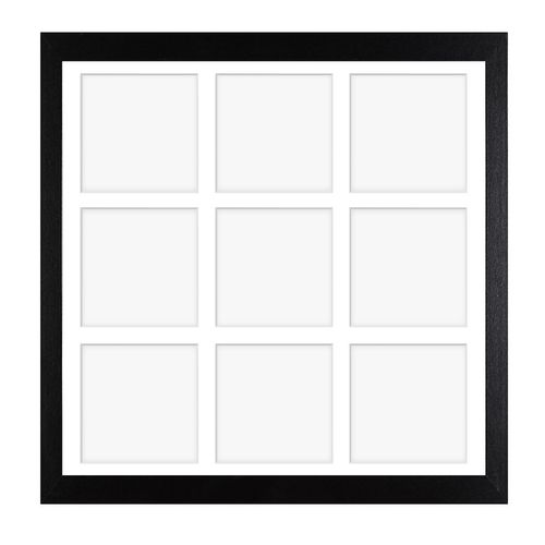 Ramka na 9 zdjęć Hekla 40x40x9 MDF galeria czarny 1szt. na Arena.pl