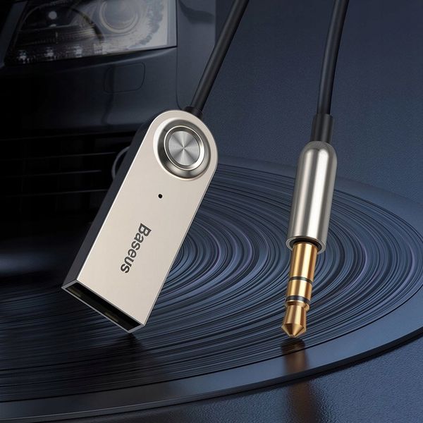 Baseus odbiornik dźwięku Bluetooth adapter AUX USB zdjęcie 4