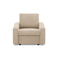 Fotel do salonu, BLOM, sztruks, 83x92x92 cm, beżowy | TYLETEGOTU