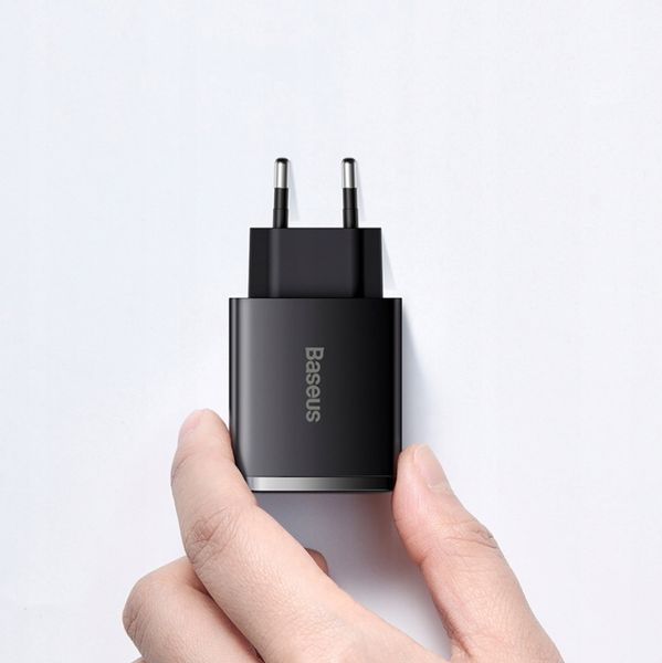 Baseus Ładowarka Sieciowa Usb Usb-C Qc 3.0 Pd 30W zdjęcie 5