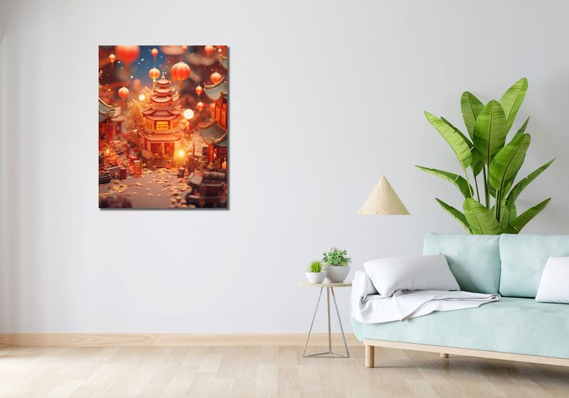 Obraz 70x90cm Festiwale Świata zdjęcie 2