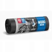WORKI NA ŚMIECI MOCNE 60L 20SZT 2214