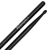Pałki pałeczki perkusyjne Hikora Czarne Millenium H5A 5A Hickory