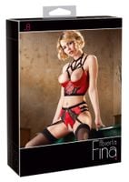 shelf bra set red 80b/m