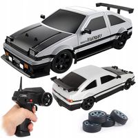 Samochód zdalnie sterowany Duży RC Na Pilot Auto Do Drift 4x4 Led Dym