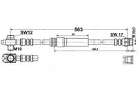 Audi A3 8P FWD - Zestaw Przewodów Hamulcowych W Oplocie Stalowym