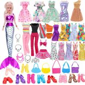 SUKIENKI UBRANKA DLA LALEK AKCESORIA TOREBKI PREZENT DLA 3 4 5 6 7 8 LATKI