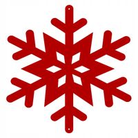 Ś23 SNIEŻYNKA DUŻA Zawieszka ozdoba ażurowa święta Boże Narodzenie ZIMA