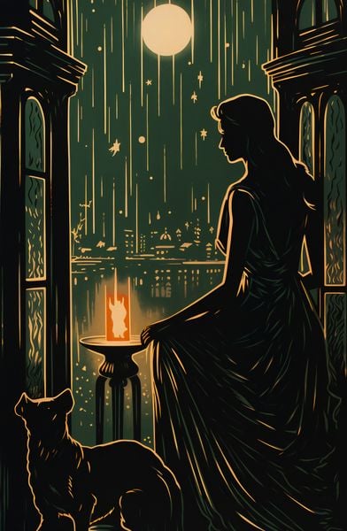 Plakat 53x81cm Nocne Szeptanie zdjęcie 1
