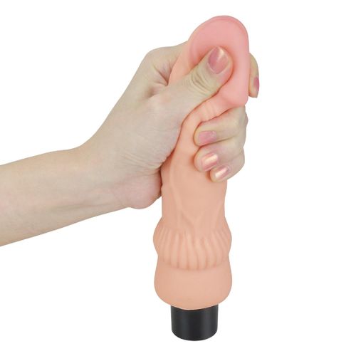 wibrator realistyczny real softee lovetoy 19 cm miękki na Arena.pl