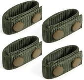 Klamra nylonowa szlufka zestaw 4szt z dwoma zatrzaskami taktyczna do paska