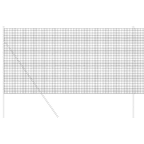 Spawana siatka ogrodzeniowa Szary 1.2 x 10 m Stal na Arena.pl