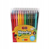 FLAMASTRY PISAKI AROMATYZOWANE 24 kolory  Dong-A