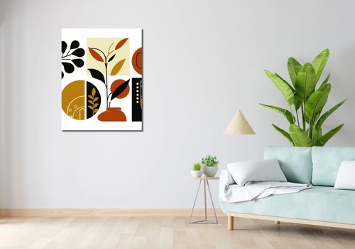Obraz 70x90cm Kolaż Botaniczny na Arena.pl