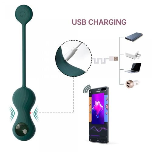 magic motion   crystal duo smart kegel vibrator with weight set na Arena.pl