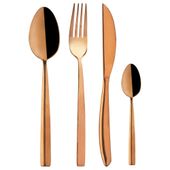 Sztućce Copper Miedziane Luksusowe Zestaw Komplet Sztućców 24 el.
