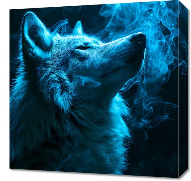 Obraz 50x50cm Oddech Wilka zdjęcie 1