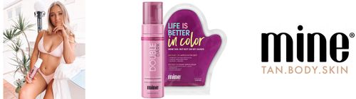 MineTan Double Dark Pianka Samoopalająca + Rękawica na Arena.pl