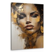 Obraz Do Salonu KOBIECY Portret Styl Glamour Abstrakcja 40cm x 60cm