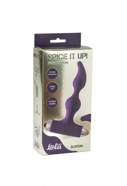 Vibrating Anal Plug Spice It Up New Edition Elation Ultraviolet zdjęcie 3
