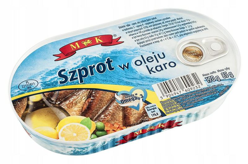 MK SZPROT W OLEJU CARO 170G zdjęcie 1
