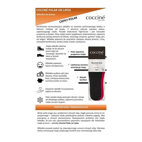 r. 39 - zimowe wkładki do butów polar on latex na Arena.pl