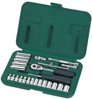 SATA ZESTAW KLUCZE NASADOWE 36 KLUCZY NASADOWYCH 1/4" METR. ST09001SJ