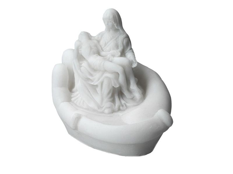 Pieta na dłoni 395-0469 Biały zdjęcie 4