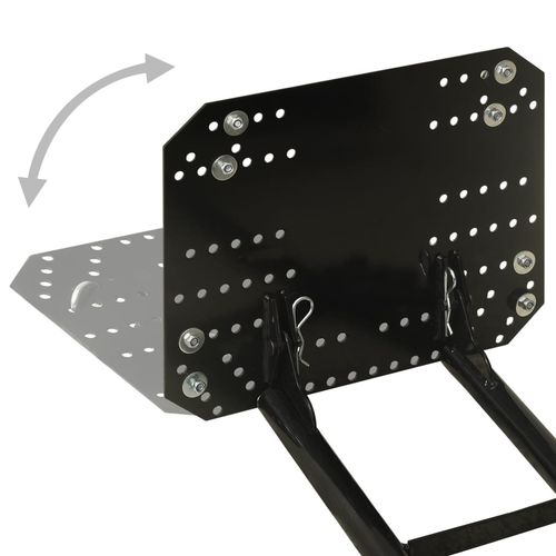 Pług śnieżny do quada, 115x38 cm, czarny na Arena.pl