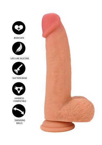 Realistic Dildo Liquid Silicone 19 Cm na Arena.pl