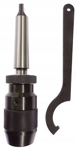 UCHWYT WIERTARSKI DO WIERTARKI SAMOZACISKOWY 1-16MM STOŻEK 3 TRZPIEŃ MK3 na Arena.pl