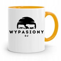 Dla Dja Muzyka Kubek Żółty Wypasiony Dj Prezent Z Nadrukiem Ze Zdjęciem