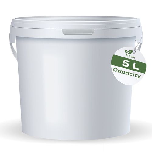 10 x 5L Wiaderko Plastikowe wiadro z pokrywą ATEST spożywcze 5 Litrów BIAŁE na Arena.pl