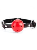 red heart ball gag