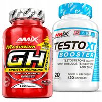 Amix Zestaw Booster Hormonu Wzrostu i Testosteronu - Suplementy i Odżywki