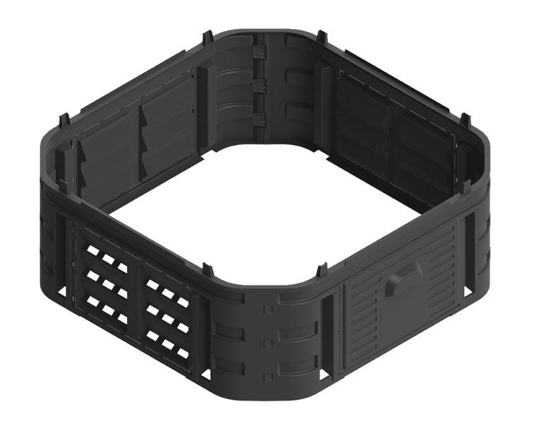 kompostownik 1000l | czarny zdjęcie 3