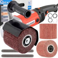 Przystawka na szlifierkę do szlifowania M14 SATYNIARKA + SZCZOTKA NYLONOWA