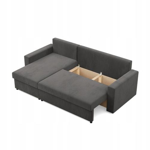 Narożnik Rozkładany z Funkcją Spania z Prostym Bokiem ROGÓWKA Neo na Arena.pl