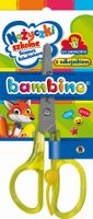 NOŻYCZKI SZKOLNE Z ODBOJNIKIEM DLA LEWORĘCZNYCH BAMBINO