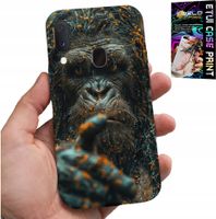 ETUI DO SAMSUNG GALAXY A40 - MAŁPA, MAŁPKA, GORYL, ZWIERZĘTA + SZKŁO