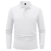 Koszulka Polo Męska Długi Rękaw Taktyczna Golfowa Biała XL Oddychająca