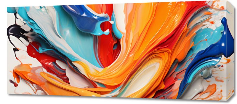 Obraz 90x40cm Taneczne Fale zdjęcie 1