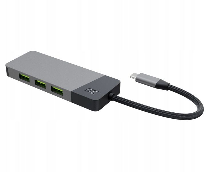 Adapter HUB GC Connect 7w1 USB-C 3xUSB HDMI PD 85W zdjęcie 2