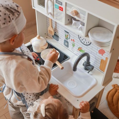 WOOPIE GREEN Drewniana Interaktywna Kuchnia 9w1 z Pralką i Tablicą na Arena.pl