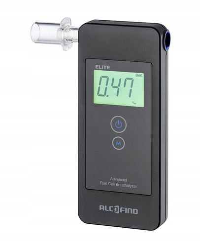 Alkomat AlcoFind Elite + kalibracje + pokrowiec na Arena.pl