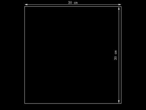 30x30cm Mała czarna obraz druk ścienny na Arena.pl