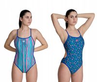 Strój kąpielowy damski sportowy treningowy Arena Reversible Challenge R.D32