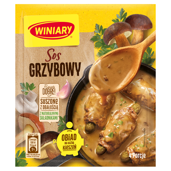 Winiary Sos grzybowy 28 g zdjęcie 1