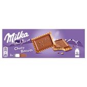 Milka Choco Biscuit Herbatniki z czekoladą z mleka alpejskiego 150 g