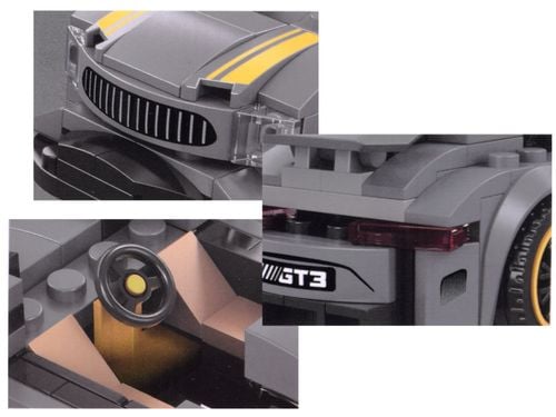 Klocki techniczne auto samochód 174ele ZA4287 na Arena.pl